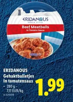 Lidl Gehaktballetjes in tomatensaus aanbieding