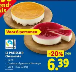 Lidl Cheesecake aanbieding