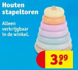 Kruidvat Houten stapeltoren aanbieding
