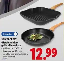 Lidl Gietaluminium grill- of braadpan aanbieding