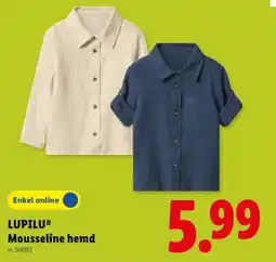 Lidl Mousseline hemd aanbieding
