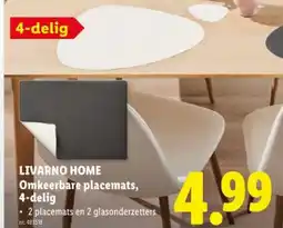Lidl Omkeerbare placemats, 4-delig aanbieding