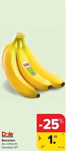 Carrefour Bananen aanbieding