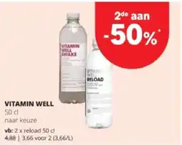 Spar VITAMIN WELL reload 50 cl aanbieding