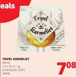 Spar TRIPEL KARMELIET blond 12 x 25 cl +Ig aanbieding
