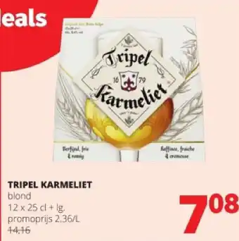 TRIPEL KARMELIET blond 12 x 25 cl +Ig