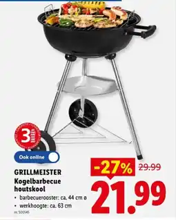 Lidl Kogelbarbecие houtskool aanbieding