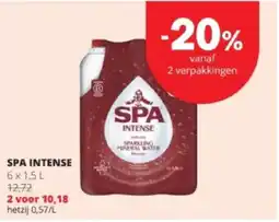 Spar SPA INTENSE aanbieding