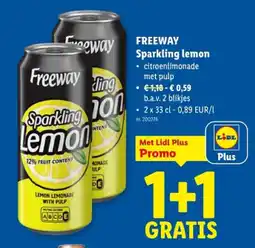 Lidl Sparkling lemon aanbieding