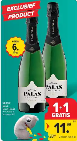 Carrefour Spanje Cava Gran Palas aanbieding