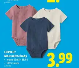 Lidl Mousseline body aanbieding