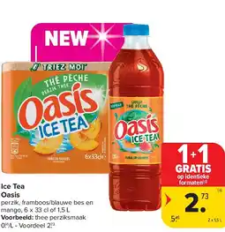 Carrefour Ice Tea Oasis aanbieding