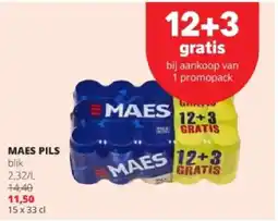 Spar MAES PILS blik aanbieding