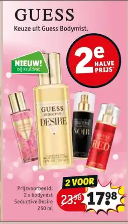 Kruidvat 2 x bodymist Seductive Desire 250 ml aanbieding