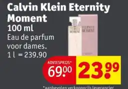 Kruidvat Calvin Klein Eternity Moment aanbieding