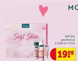 Kruidvat Soft Skin geschenkset 2 x 200 ml + 75 ml aanbieding