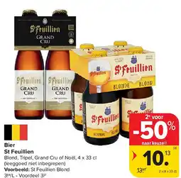 Carrefour Bier St Feuillien aanbieding