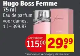 Kruidvat Hugo Boss Femme aanbieding