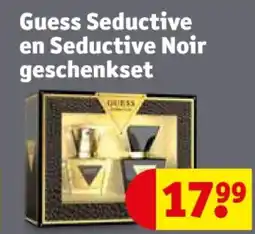 Kruidvat Guess Seductive en Seductive Noir geschenkset aanbieding