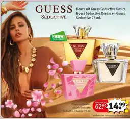 Kruidvat eau de toilette Seductive Desire 75 ml aanbieding