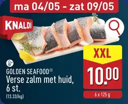 ALDI Golden seafood verse zalm met huid aanbieding