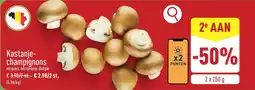 ALDI Kastanje champignons aanbieding