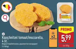 ALDI Kipschnitzel tomaat mozzarella aanbieding