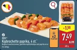 ALDI BBQ Kipbrochette paprika aanbieding