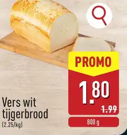 ALDI Vers wit tijgerbrood aanbieding