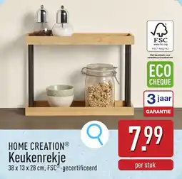 ALDI Home creation keukenrekje aanbieding
