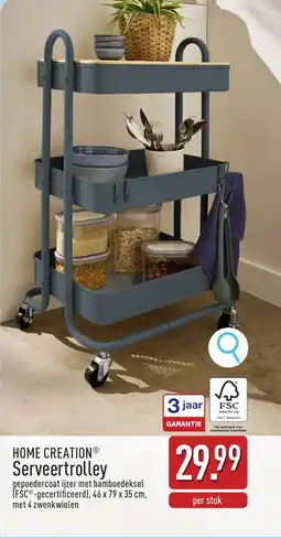 ALDI Home creation serveertrolley aanbieding