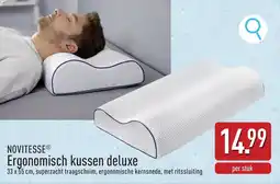 ALDI Novitesse ergonomisch kussen deluxe aanbieding