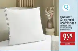 ALDI Novitesse superzacht hoofdkussen aanbieding