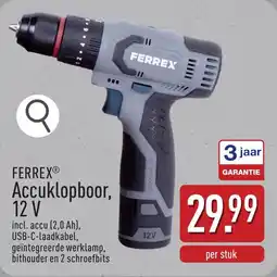 ALDI Ferrex accuklopboor aanbieding