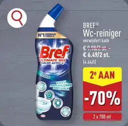 ALDI Bref WC reiniger aanbieding
