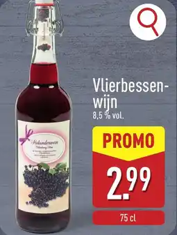 ALDI Vlierbessen wijn aanbieding