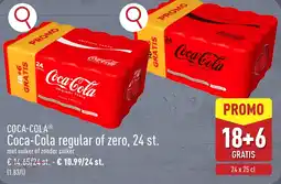ALDI Coca-cola regular of zero aanbieding