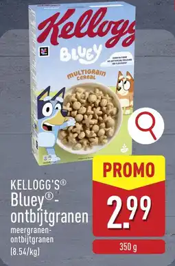 ALDI Kellogg's bluey ontbijtgranen aanbieding