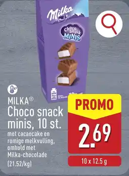 ALDI Milka choco snack minis aanbieding