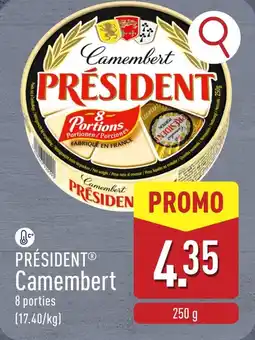 ALDI Président camembert aanbieding