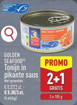 ALDI Golden seafood tonijn in pikante saus aanbieding