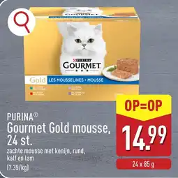ALDI Purina gourmet gold mousse aanbieding