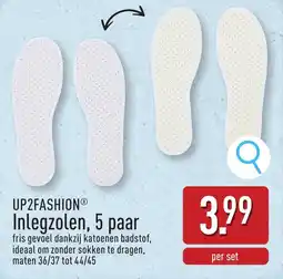 ALDI Up2fashion inlegzolen aanbieding
