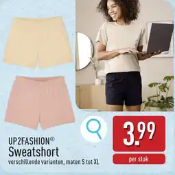 ALDI UP2FASHION Sweatshort aanbieding
