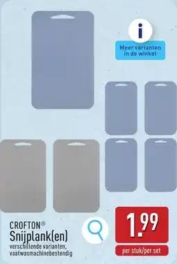 ALDI Crofton snijplank(en) aanbieding