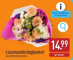 ALDI Luxemoederdagboeket aanbieding