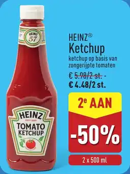 ALDI Heinz ketchup aanbieding