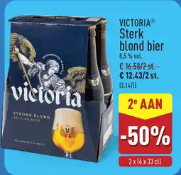 ALDI Victoria sterk blond bier aanbieding
