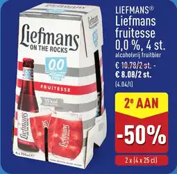 ALDI Liefmans fruitesse aanbieding