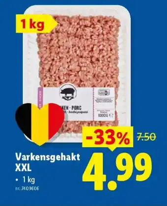 Lidl Varkensgehakt XXL aanbieding